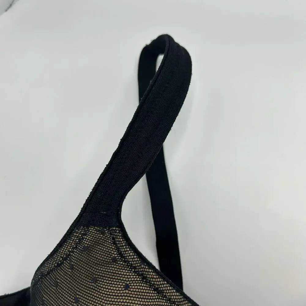 Soma Stunning Support Balconette Bra 38D‎ Black Lace Underwire - Picture 12 of 16